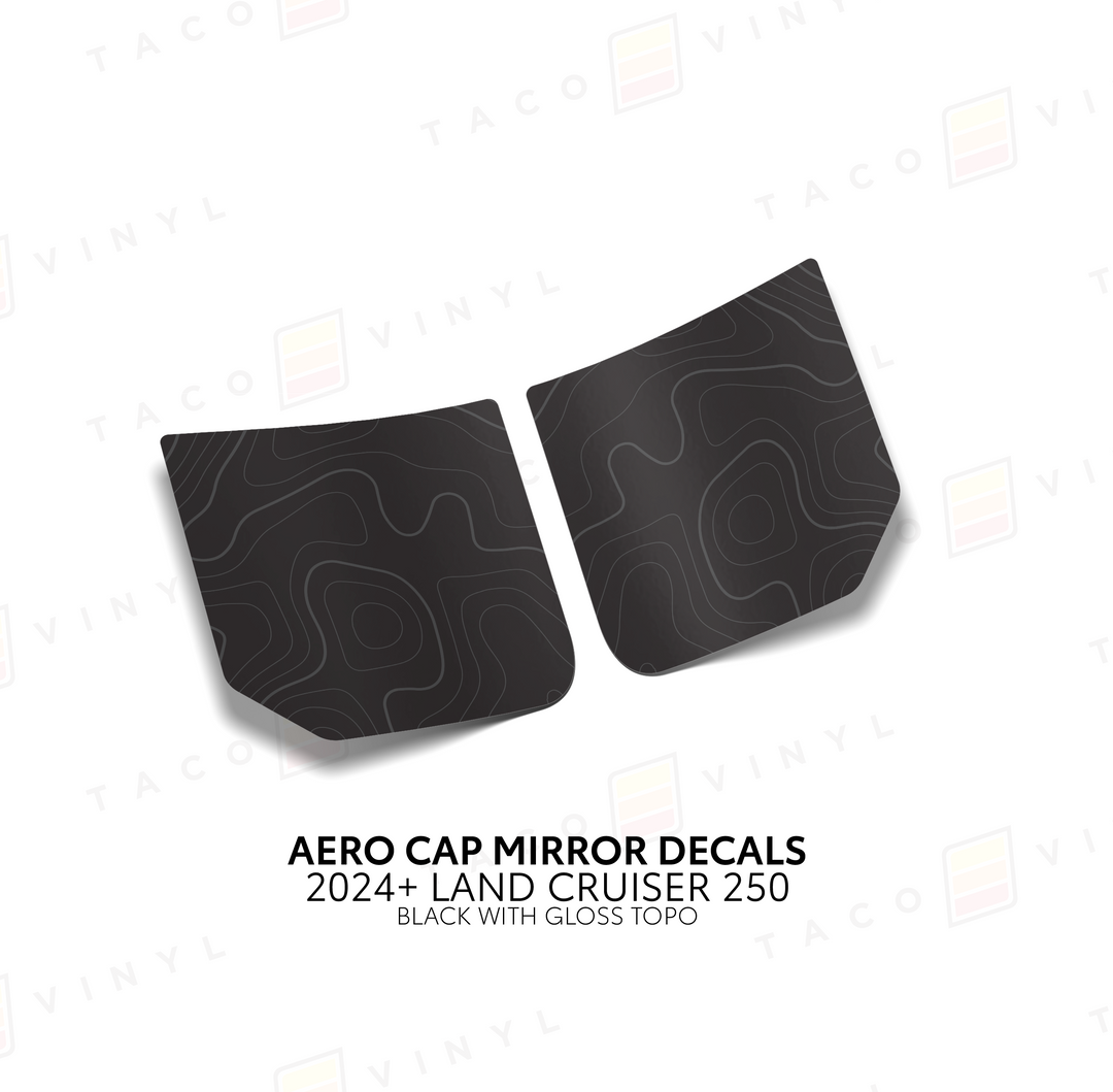 2024+ Land Cruiser 250 Aero Cap Mirror Decals