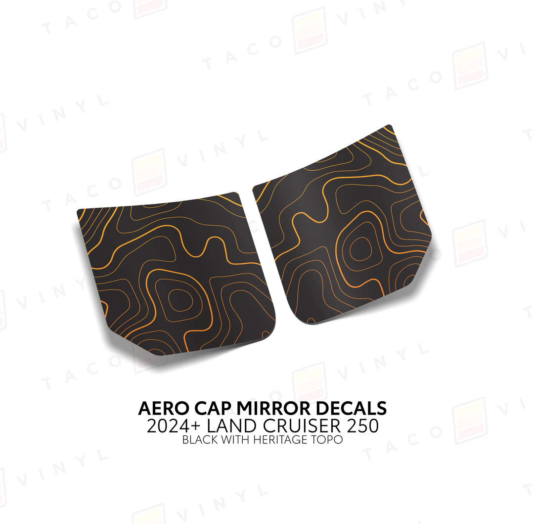 2024+ Land Cruiser 250 Aero Cap Mirror Decals
