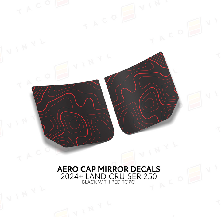 2024+ Land Cruiser 250 Aero Cap Mirror Decals
