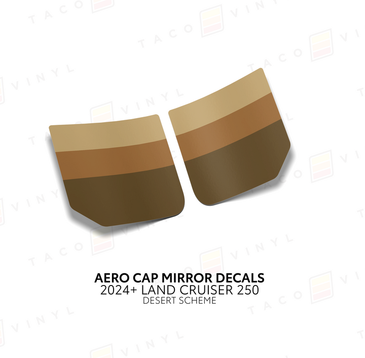 2024+ Land Cruiser 250 Aero Cap Mirror Decals