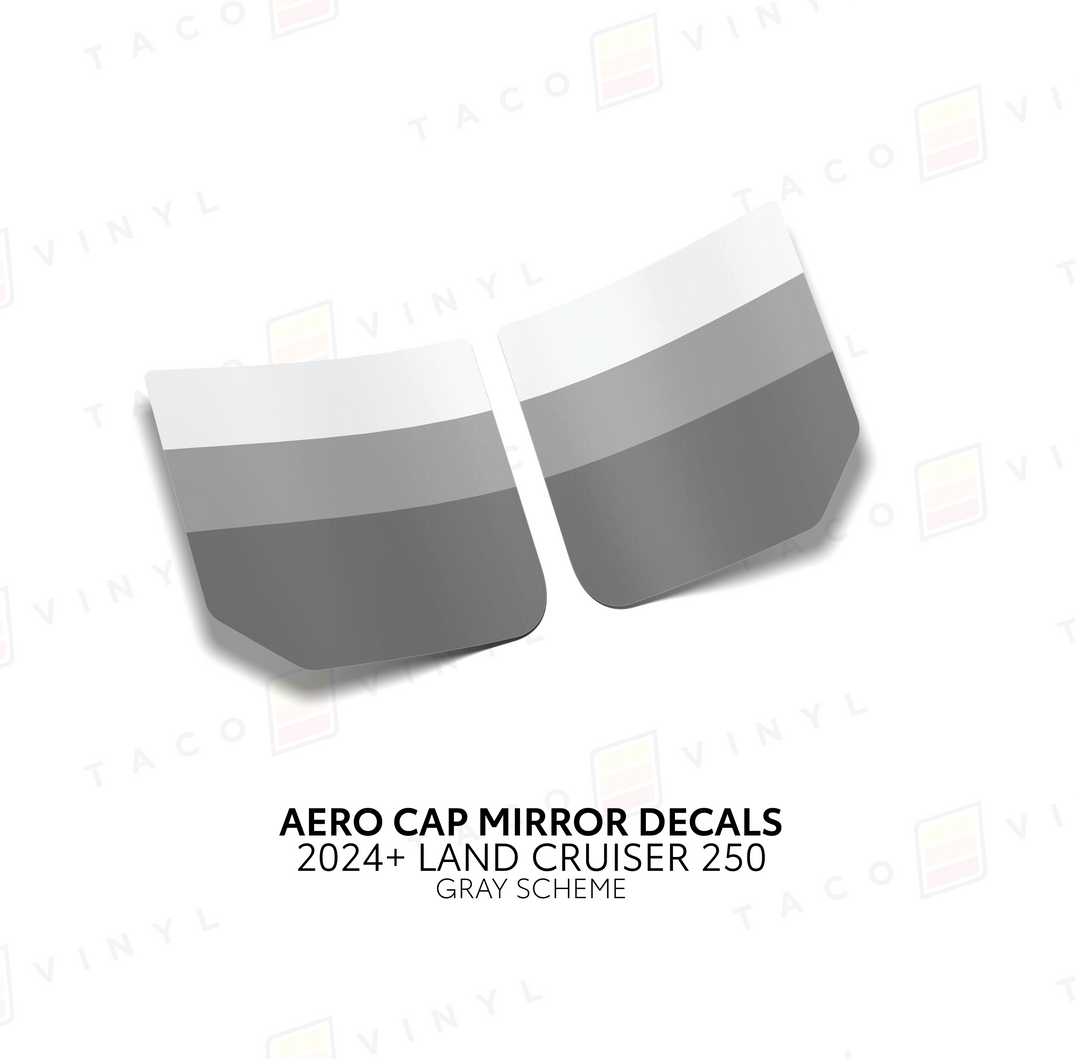 2024+ Land Cruiser 250 Aero Cap Mirror Decals