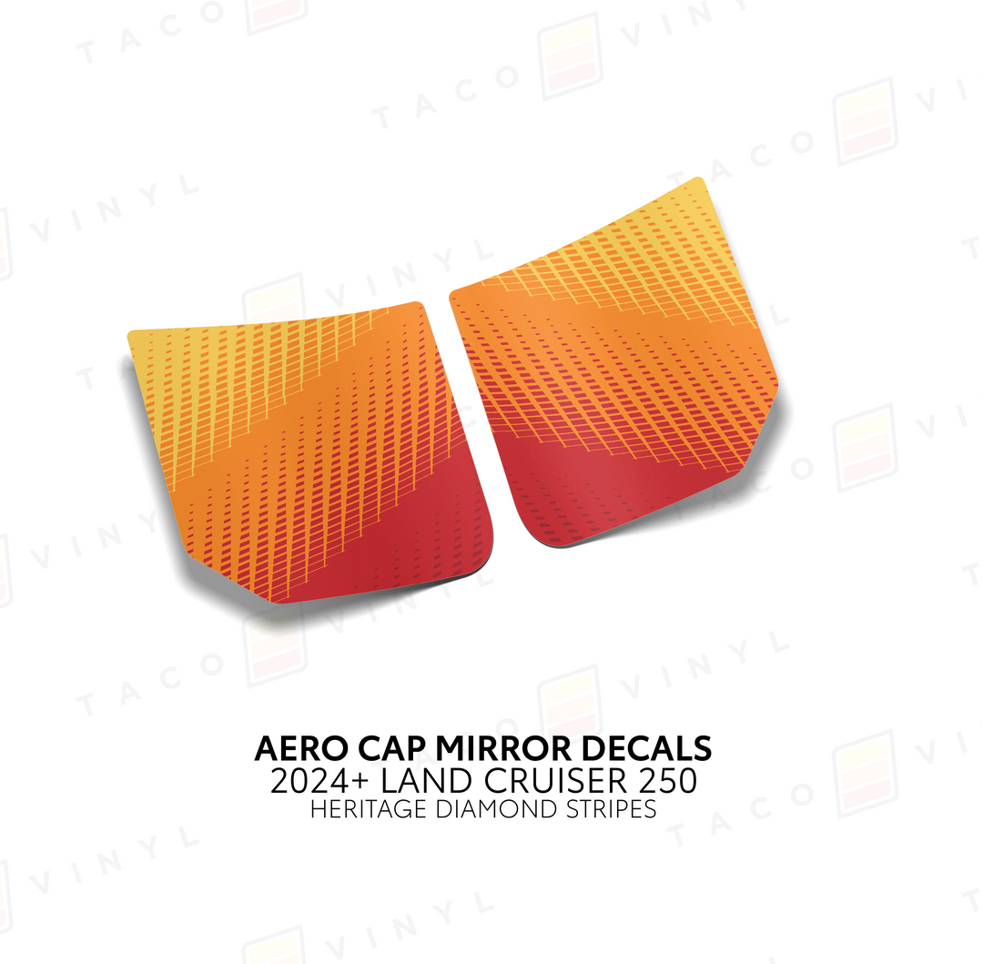 2024+ Land Cruiser 250 Aero Cap Mirror Decals