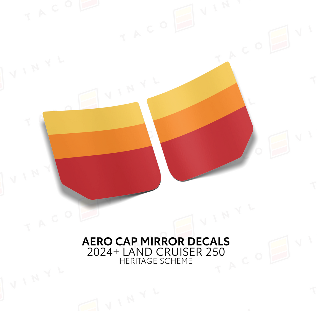 2024+ Land Cruiser 250 Aero Cap Mirror Decals