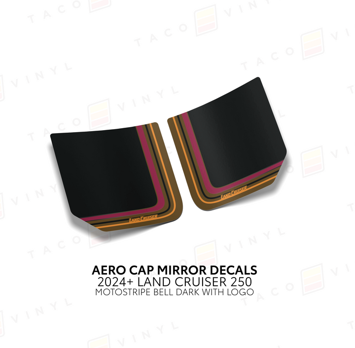 2024+ Land Cruiser 250 Aero Cap Mirror Decals