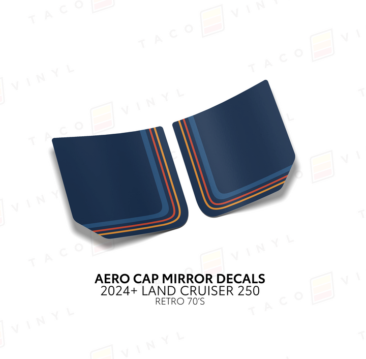 2024+ Land Cruiser 250 Aero Cap Mirror Decals