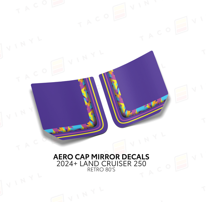 2024+ Land Cruiser 250 Aero Cap Mirror Decals