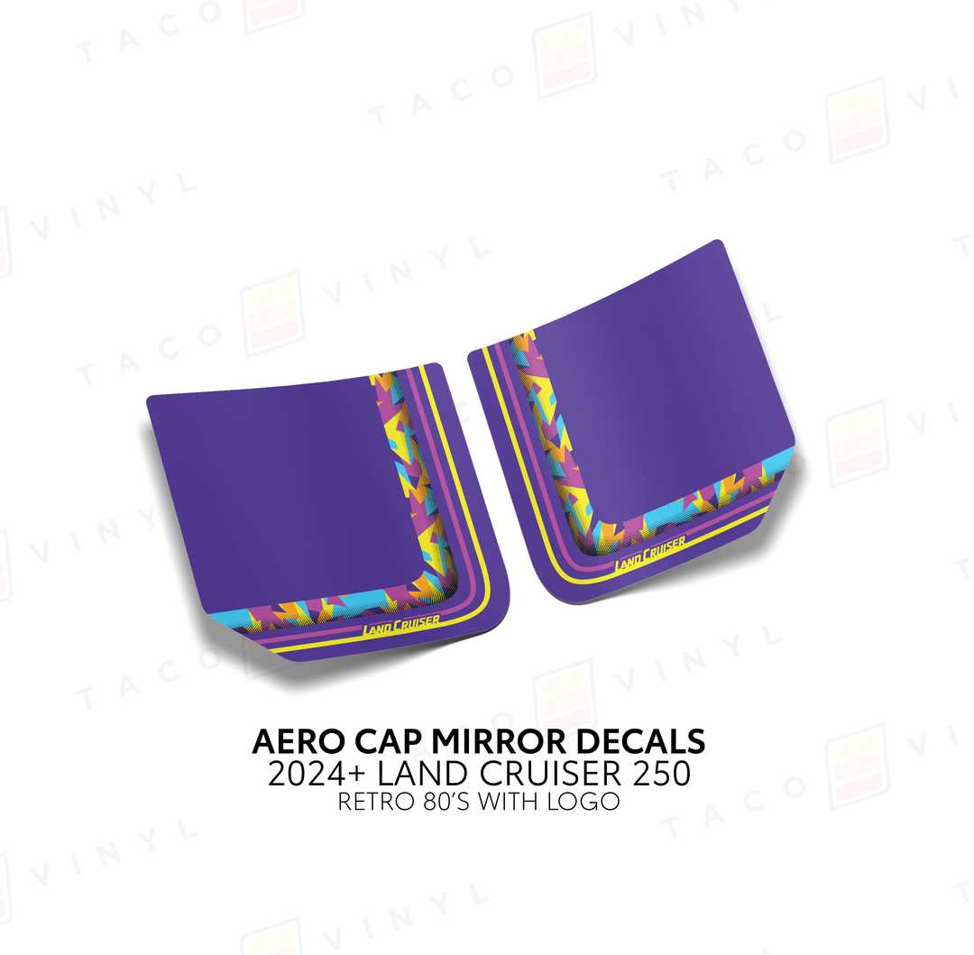 2024+ Land Cruiser 250 Aero Cap Mirror Decals
