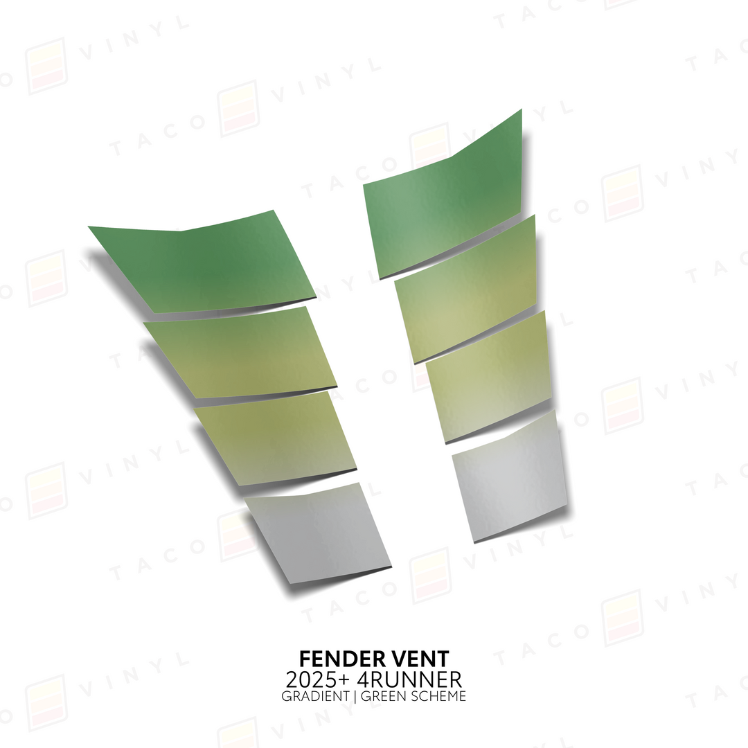 2025+ 4Runner Gradient Fender Vents