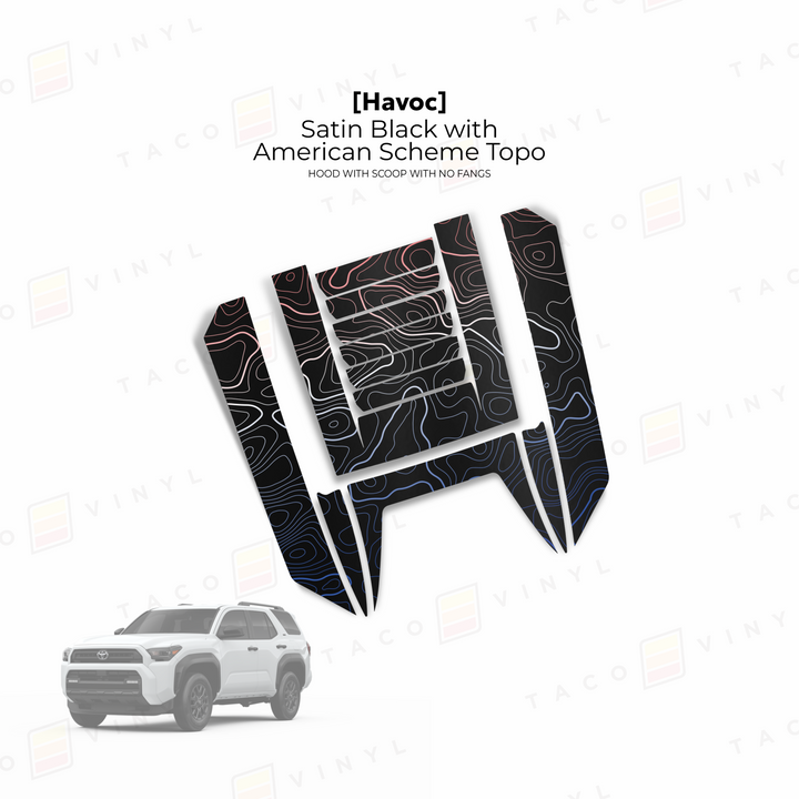 2025+ 4Runner Havoc Hood Scoop Stamp (W/ No Fangs)
