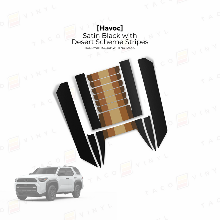 2025+ 4Runner Havoc Hood Scoop Stamp (W/ No Fangs)