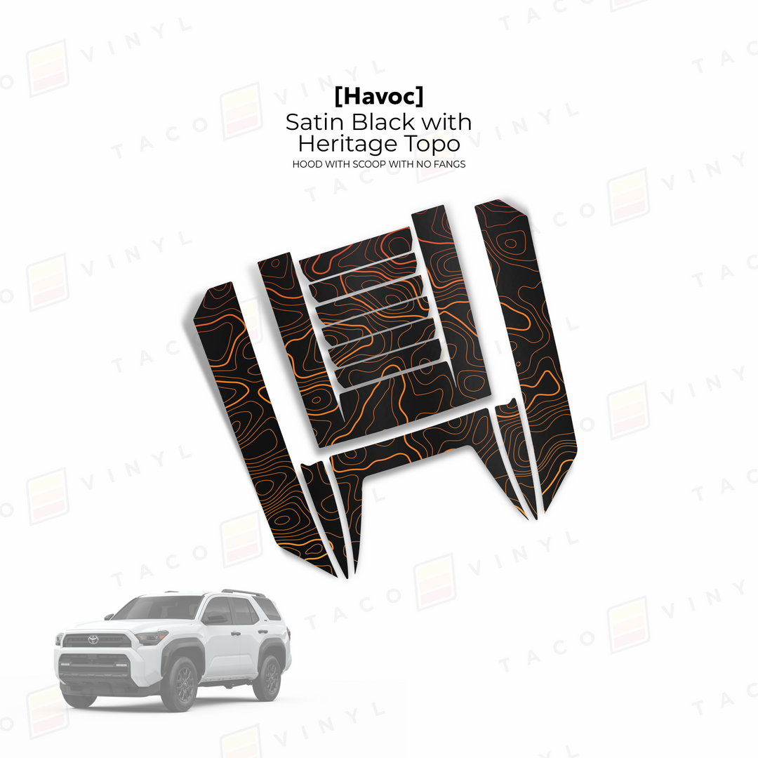 2025+ 4Runner Havoc Hood Scoop Stamp (W/ No Fangs)
