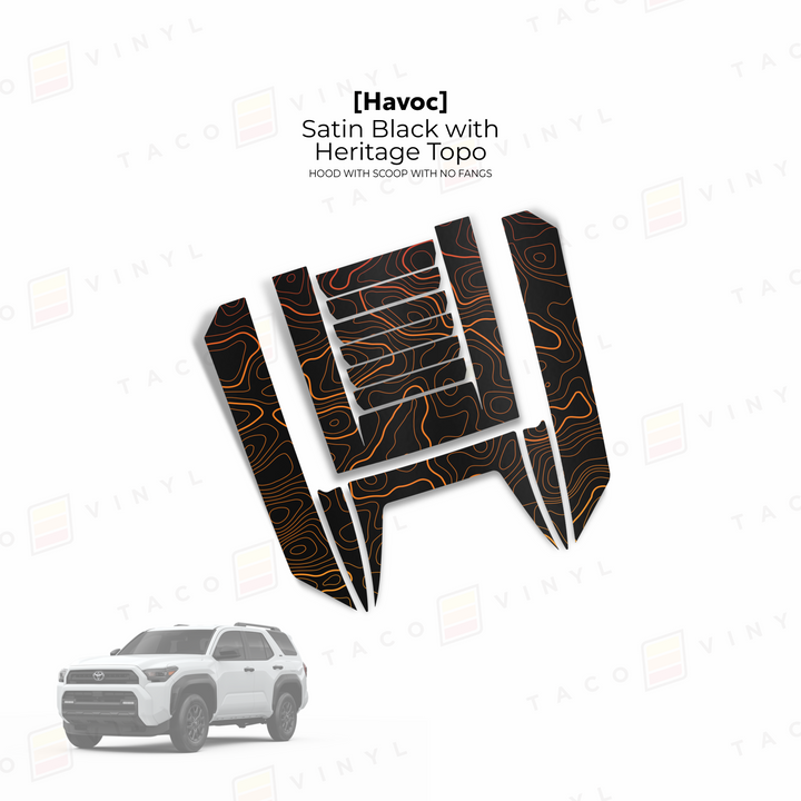2025+ 4Runner Havoc Hood Scoop Stamp (W/ No Fangs)