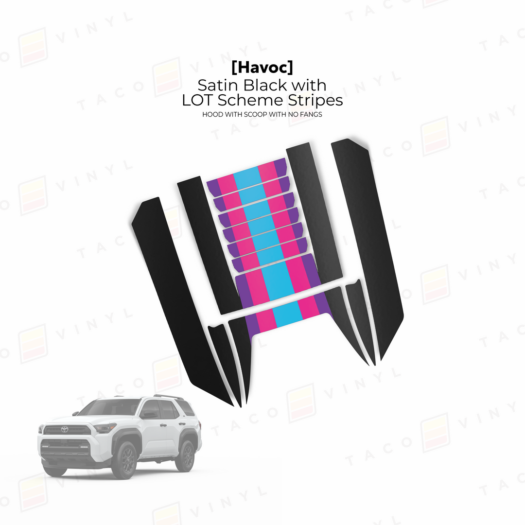2025+ 4Runner Havoc Hood Scoop Stamp (W/ No Fangs)