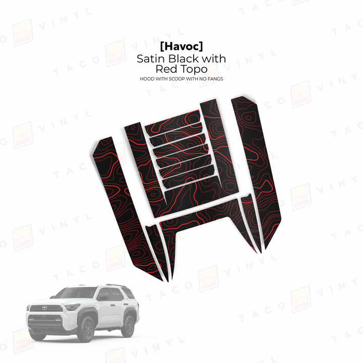 2025+ 4Runner Havoc Hood Scoop Stamp (W/ No Fangs)