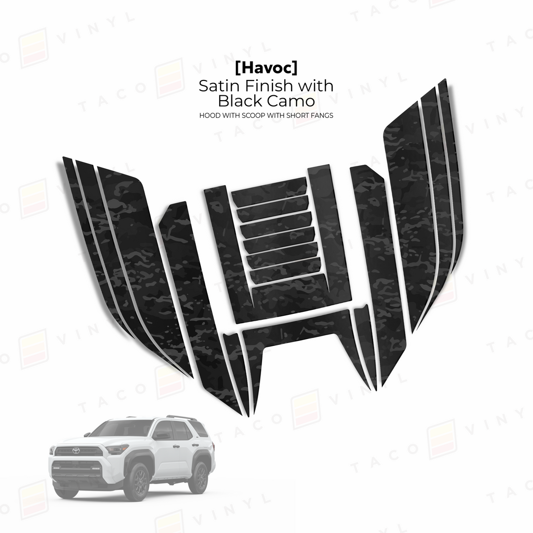 2025+ 4Runner Havoc Hood Scoop Stamp (W/ Short Fangs)