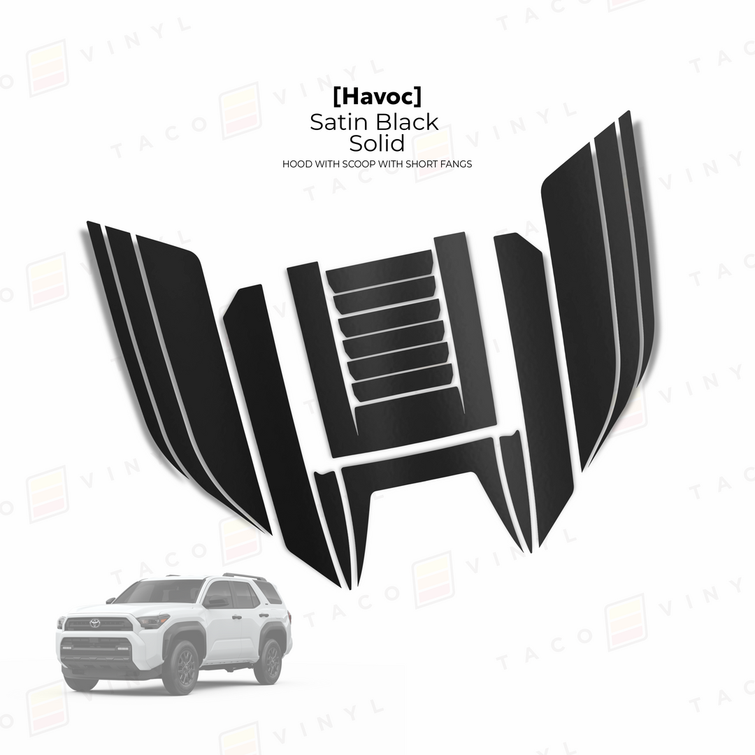 2025+ 4Runner Havoc Hood Scoop Stamp (W/ Short Fangs)