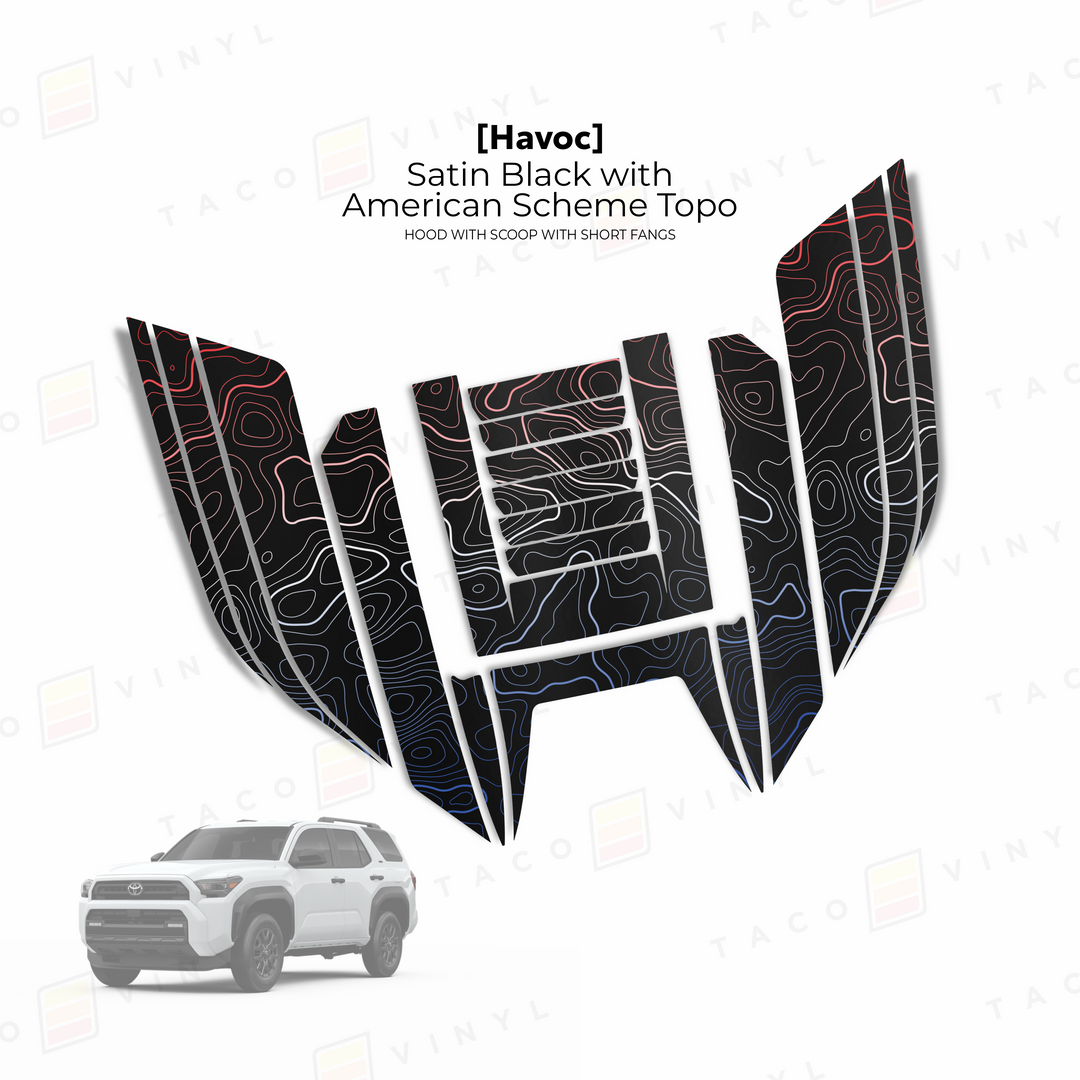 2025+ 4Runner Havoc Hood Scoop Stamp (W/ Short Fangs)
