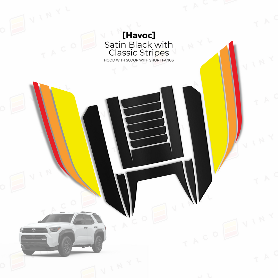 2025+ 4Runner Havoc Hood Scoop Stamp (W/ Short Fangs)
