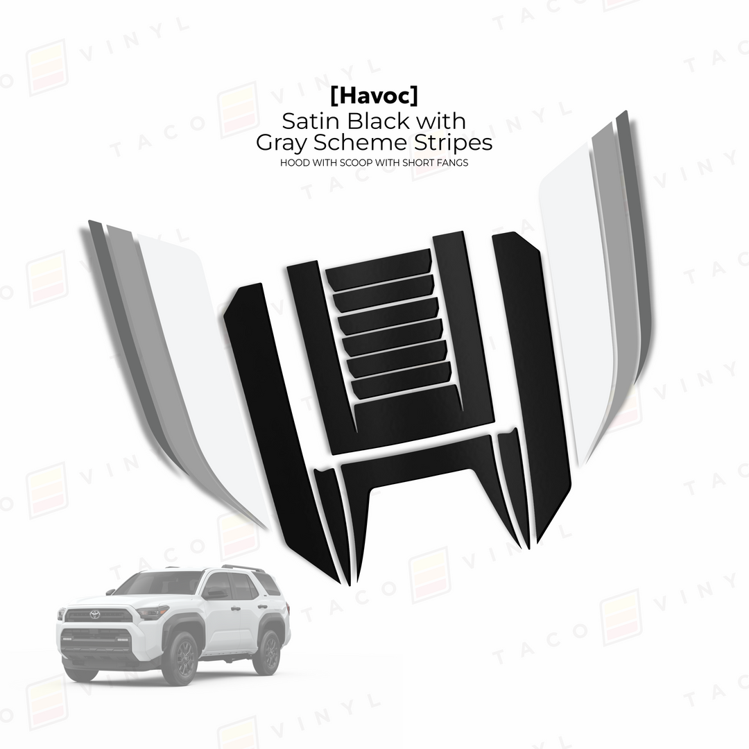 2025+ 4Runner Havoc Hood Scoop Stamp (W/ Short Fangs)