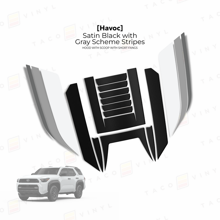 2025+ 4Runner Havoc Hood Scoop Stamp (W/ Short Fangs)