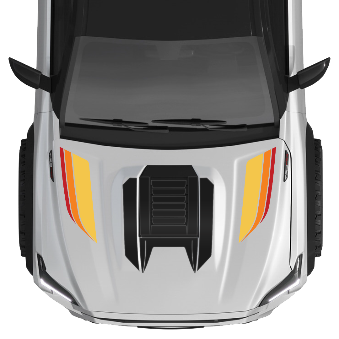 2025+ 4Runner Havoc Hood Scoop Stamp (W/ Short Fangs)