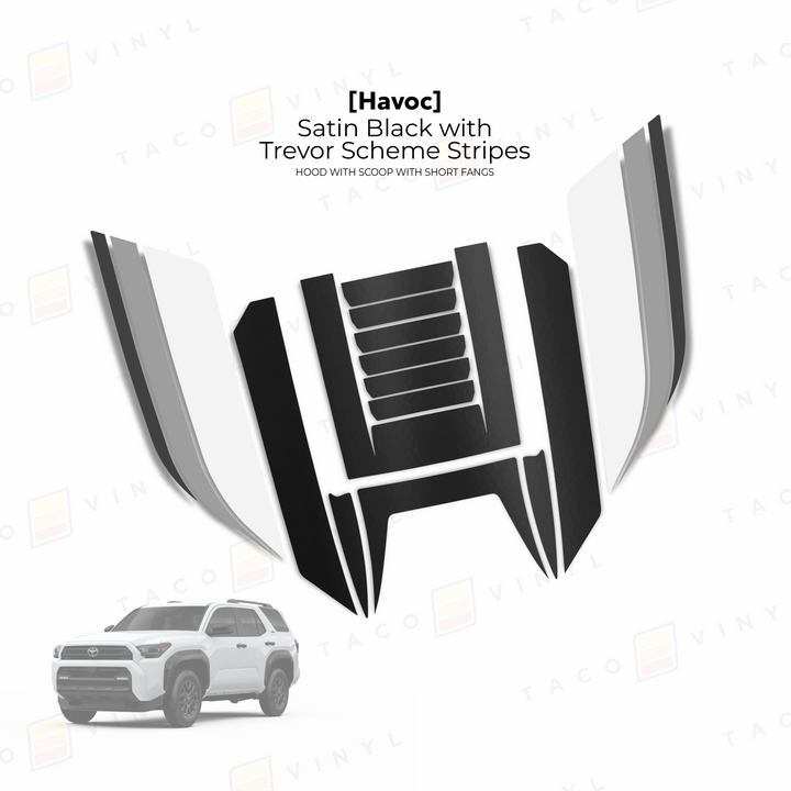 2025+ 4Runner Havoc Hood Scoop Stamp (W/ Short Fangs)