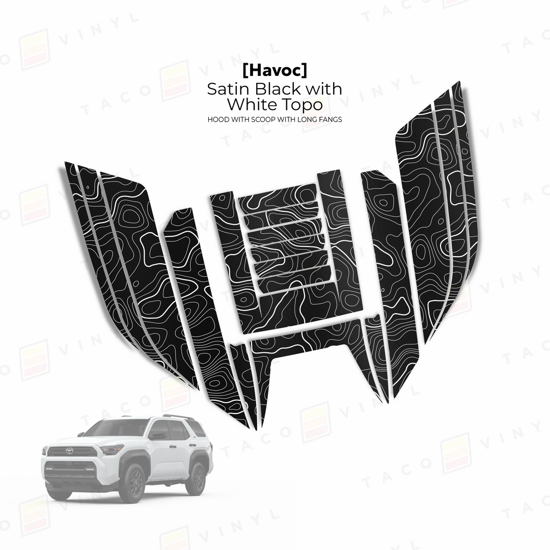 2025+ 4Runner Havoc Hood Scoop Stamp (W/ Short Fangs)