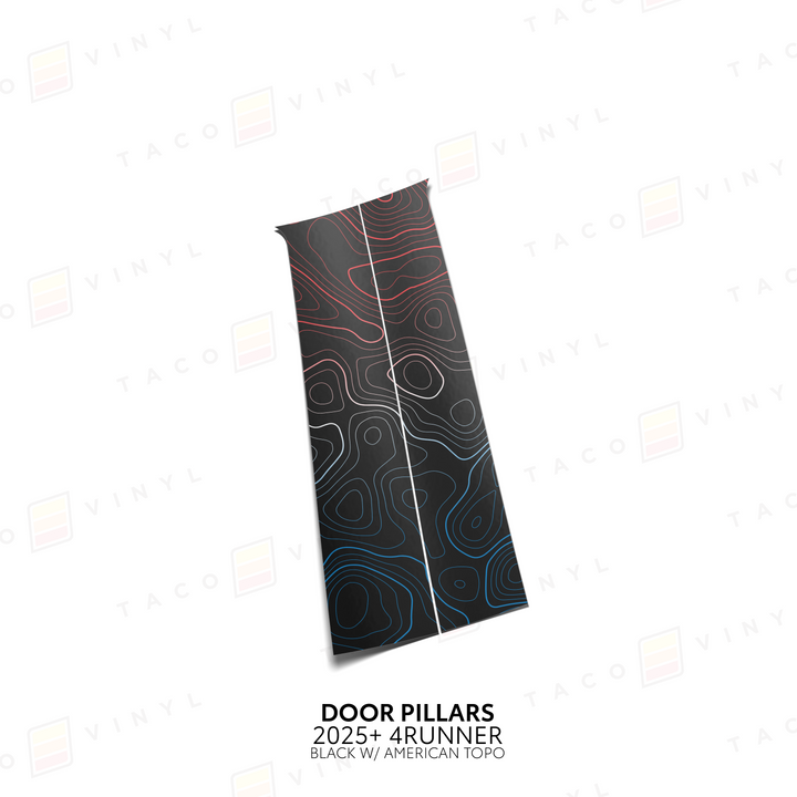2025+ 4Runner Door Pillar Decals