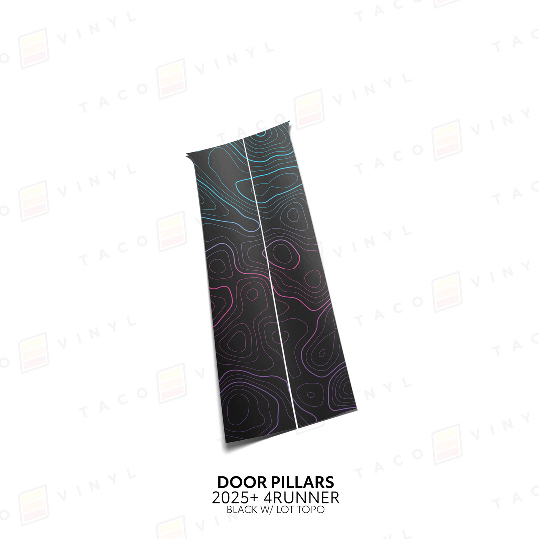 2025+ 4Runner Door Pillar Decals