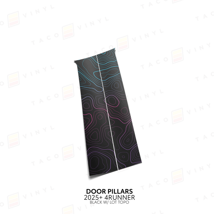 2025+ 4Runner Door Pillar Decals