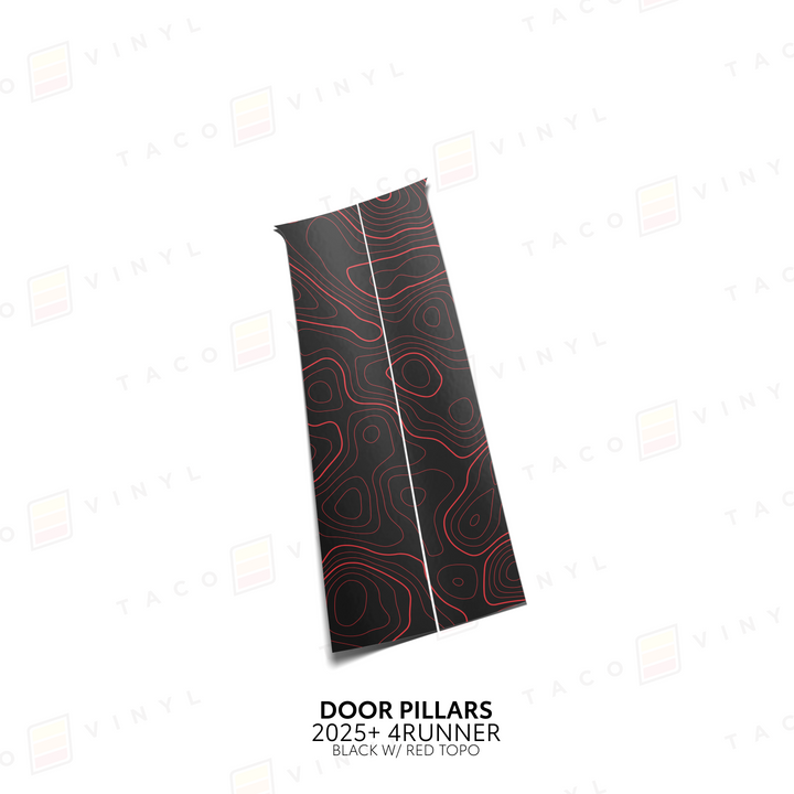 2025+ 4Runner Door Pillar Decals
