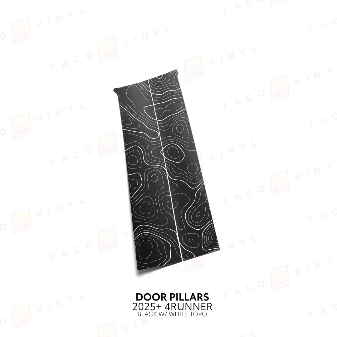 2025+ 4Runner Door Pillar Decals