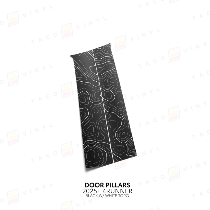 2025+ 4Runner Door Pillar Decals