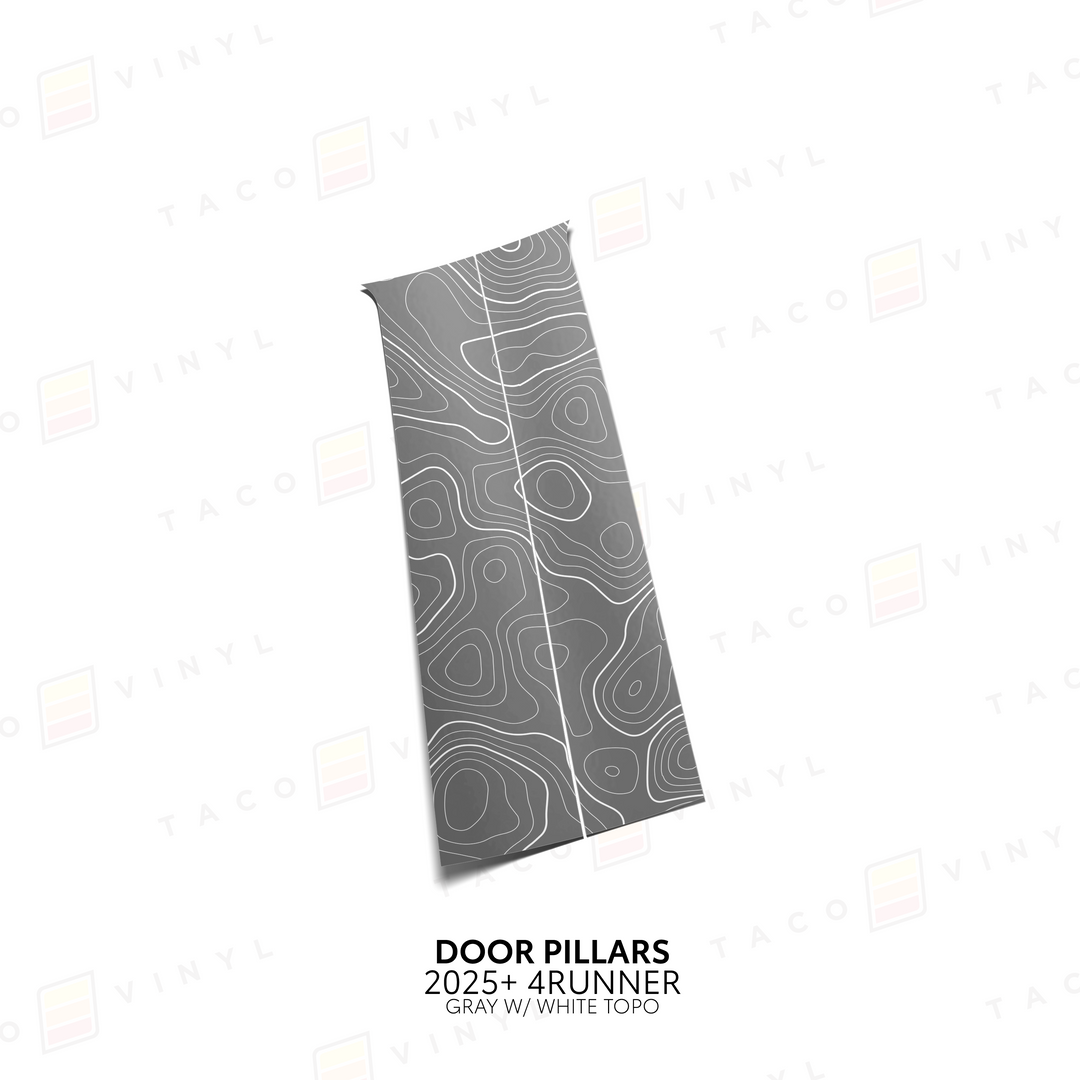 2025+ 4Runner Door Pillar Decals