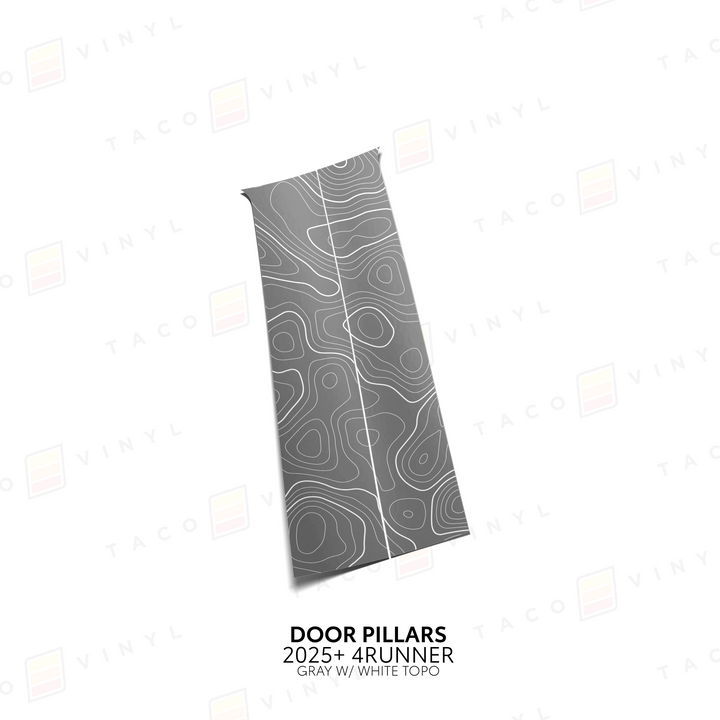 2025+ 4Runner Door Pillar Decals