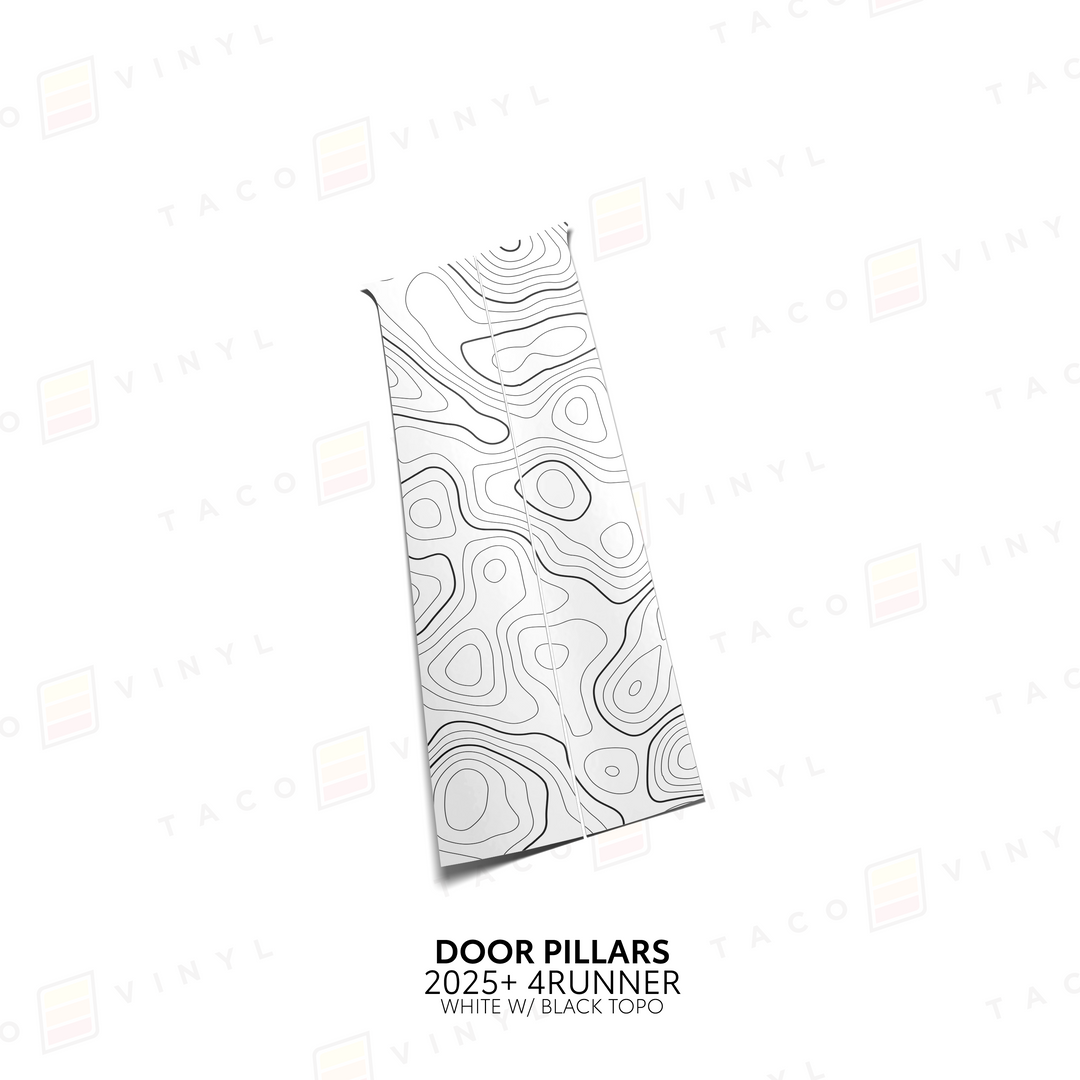 2025+ 4Runner Door Pillar Decals