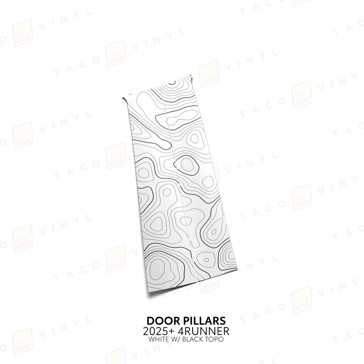 2025+ 4Runner Door Pillar Decals