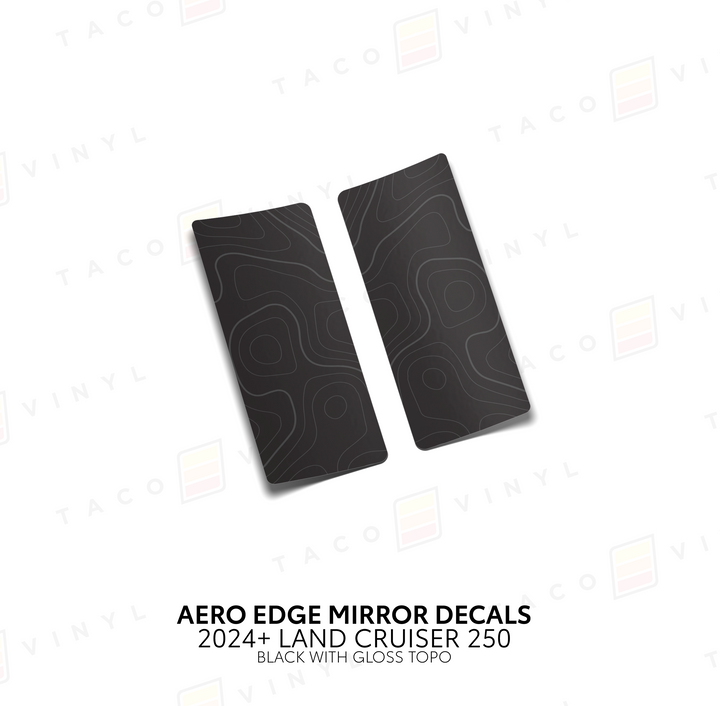 2024+ Land Cruiser 250 Aero Edge Mirror Decals