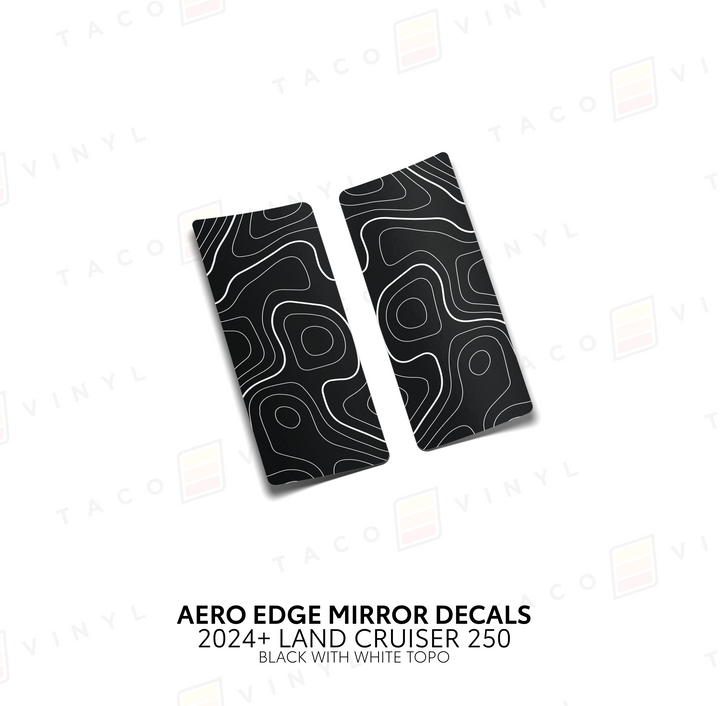 2024+ Land Cruiser 250 Aero Edge Mirror Decals