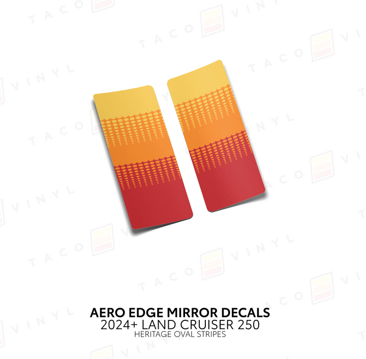 2024+ Land Cruiser 250 Aero Edge Mirror Decals