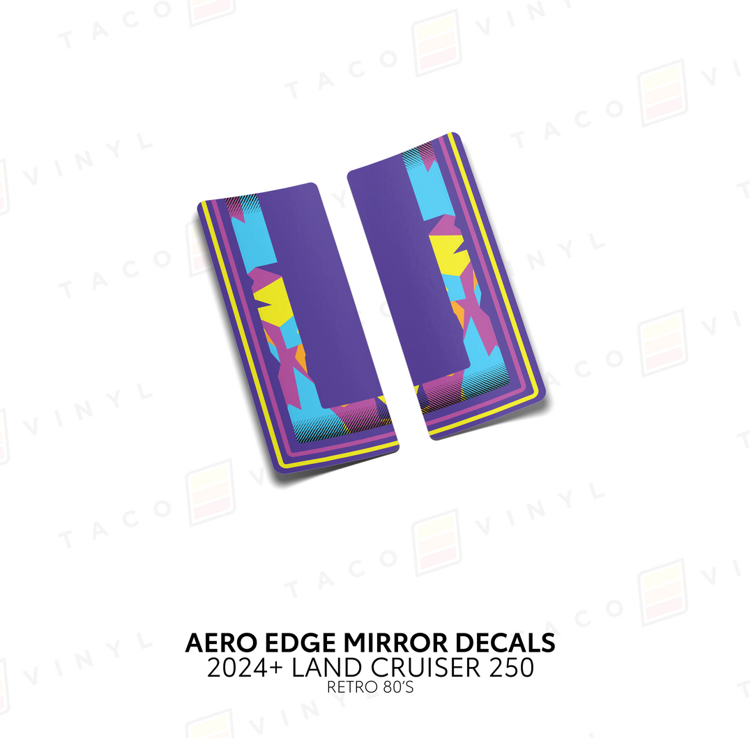 2024+ Land Cruiser 250 Aero Edge Mirror Decals