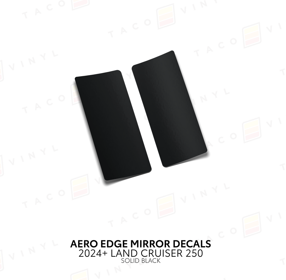 2024+ Land Cruiser 250 Aero Edge Mirror Decals