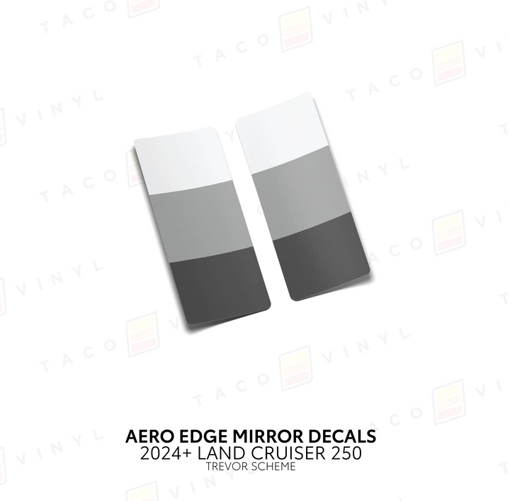 2024+ Land Cruiser 250 Aero Edge Mirror Decals