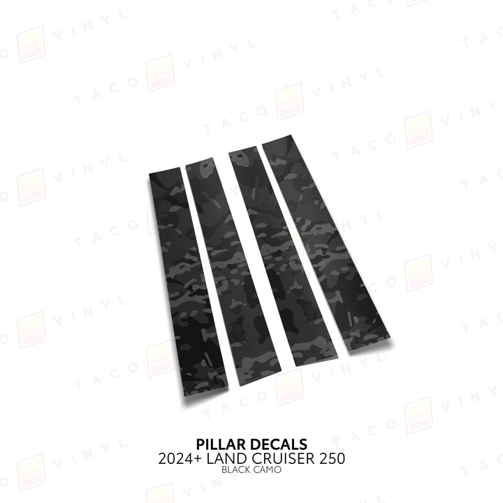 2024+ Land Cruiser 250 Door Pillar Decals