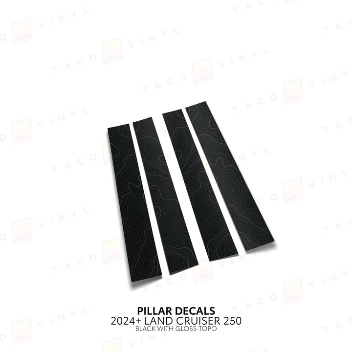 2024+ Land Cruiser 250 Door Pillar Decals
