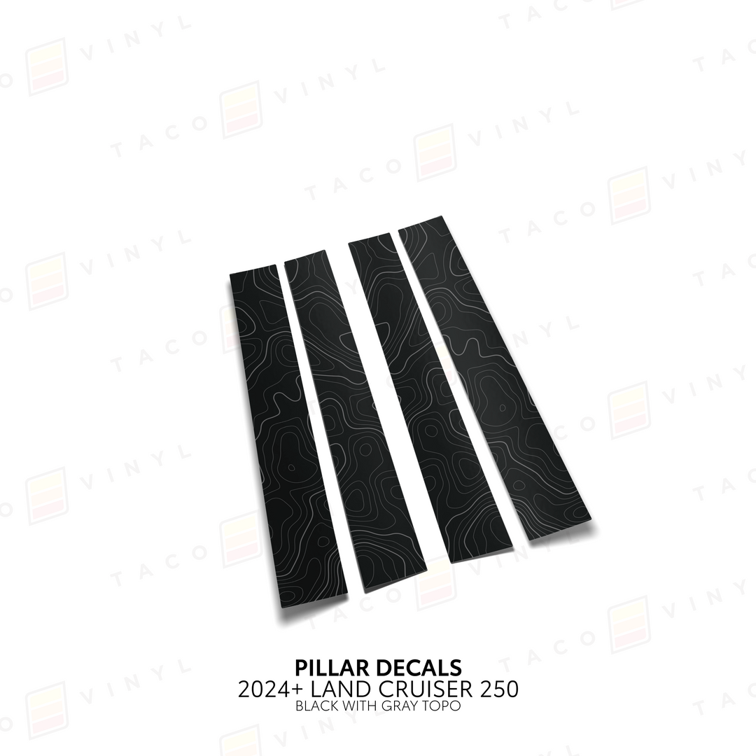 2024+ Land Cruiser 250 Door Pillar Decals