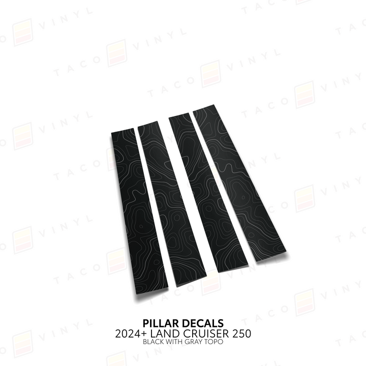 2024+ Land Cruiser 250 Door Pillar Decals