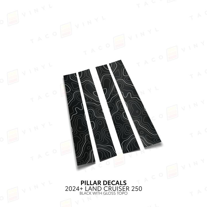 2024+ Land Cruiser 250 Door Pillar Decals
