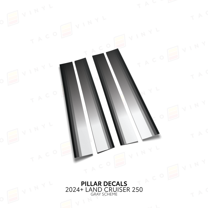 2024+ Land Cruiser 250 Door Pillar Decals