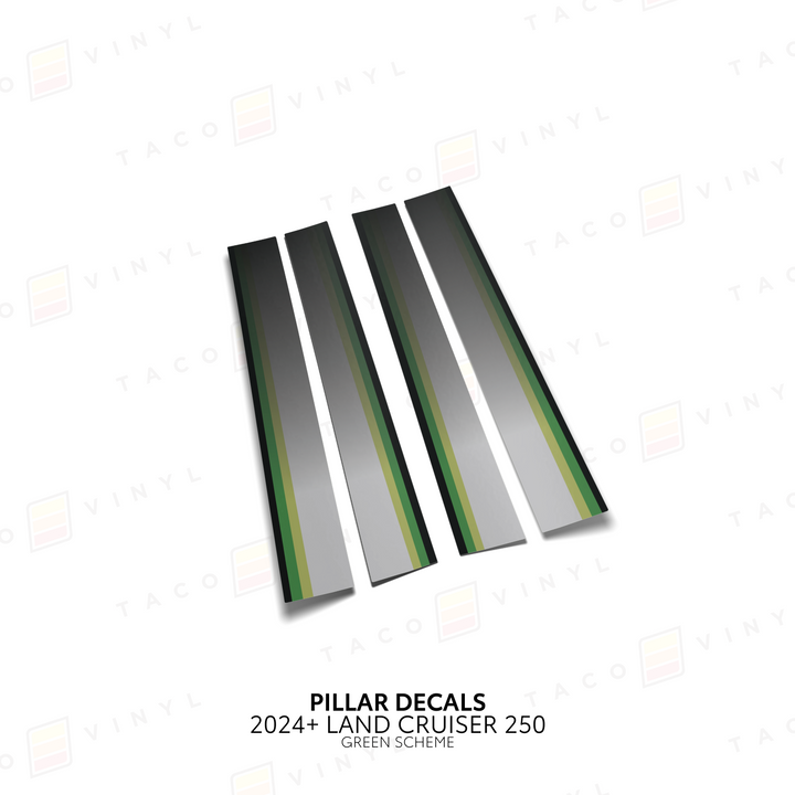 2024+ Land Cruiser 250 Door Pillar Decals